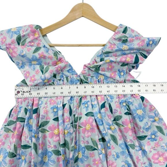 &Merci Ruffle Sleeve Babydoll Dress Women’s Small Floral Flowy Cottagecore - Picture 10 of 12